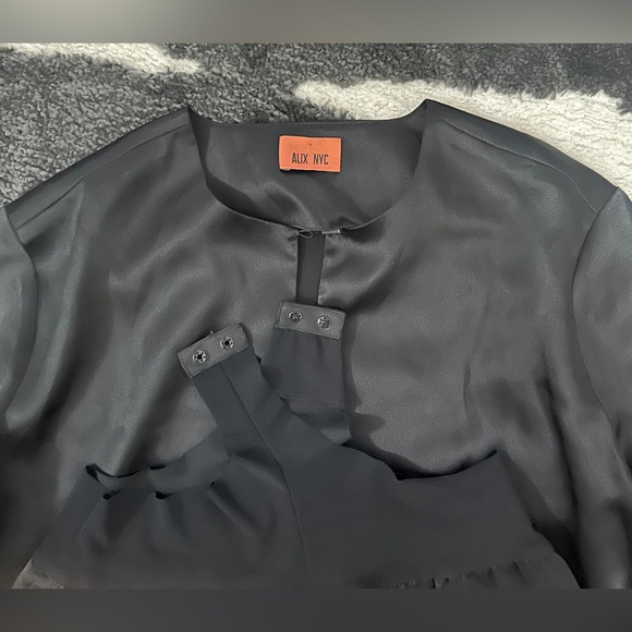 Alix NYC Suffolk Bodysuit Black NWOT - Picture 5 of 11